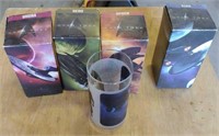 Set of (4) Star Trek Glasses in Boxes