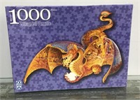 1000pc Fire Dragon puzzle - sealed