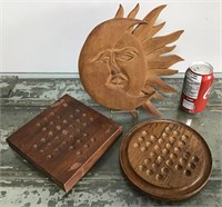 Wooden decor & game boards