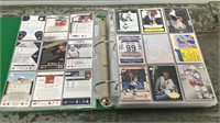 Binder of hockey cards (380+)