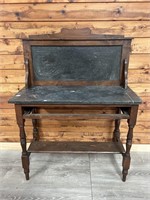 Antique 2-Piece Wash Stand with Slate Top