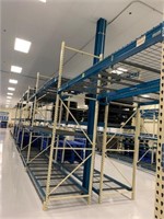 4 Section Pallet Racking 12'hx42"Dx37'-Connector