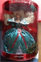 Happy Holiday Barbie (1995) Turquoise dress