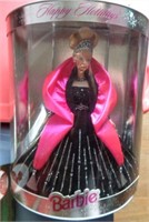 Happy Holiday Barbie (1998) Black dress w/pink wra