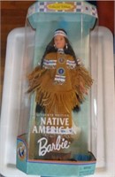 Native American Barbie w/brown Buckskin