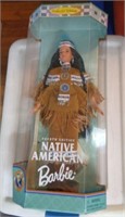 Native American Barbie w/brown Buckskin