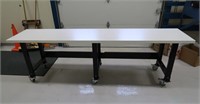 Table on Casters-104x24x33H