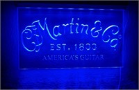 Martin & Co. Guitar Advertising Sign