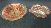 Vintage Carnival Glass Pieces
