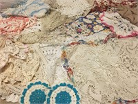 Large Assortment of Doilies