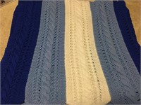 Crocheted Blanket approx 44x56