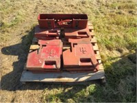 12-IH Suitcase Weights w/Bracket & Bolts