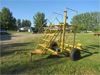 2 wheel Laser Cart w/Steps, 205/75/15 Tires