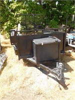 SINGLE AXLE LANDSCAPING TRAILER