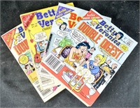 (4) BETTY & VERONICA COMICS BOOKS
