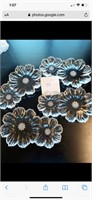 Glass flower dishes