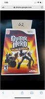 WII guitar hero world tour video game