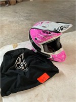 Fly Motocross helmet. Pink. Size Medium