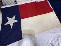 State Flag of Texas  6 ft by 4 ft some stains