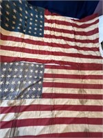 2 American Flags 48 stars 58 by 33 inches