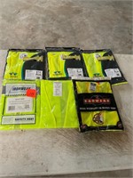 8- 4xl safety vest. 2 not pictured