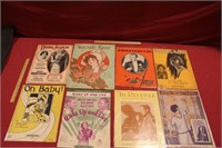 Antique Lot of Early 1900s Sheet Music