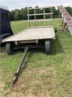 16’ hay wagon w/ rack