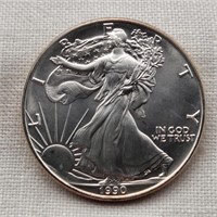 1990 Silver Am Eagle Dollar