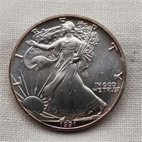 1991 Silver Am Eagle Dollar