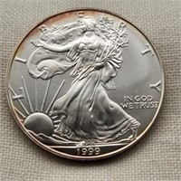 1999 Silver Am Eagle Dollar
