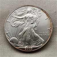 2003 Silver Am Eagle Dollar