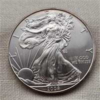 2008 Silver Am Eagle Dollar