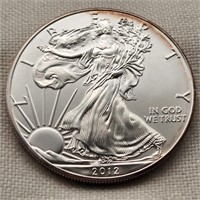 2012 Silver Am Eagle Dollar
