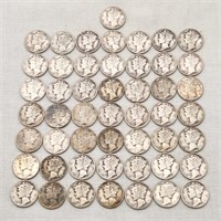 50 Mercury Head Silver Dimes