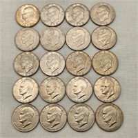 20 Eisenhower 1972 Dollars
