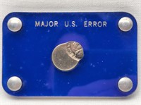 Major US Error Nickel in Case