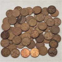 60 Lincoln Wheat Cents