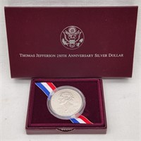 1993 Jefferson UNC Silver Dollar