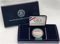 1992 White Hs 200th Proof Silver Dollar