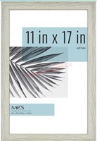 MCS Studio Gallery Frame, Gray Woodgrain, 11 x 17