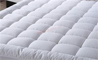 Queen size pillow top mattress topper