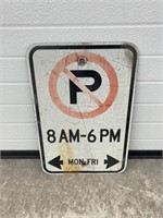 Sign- no parking