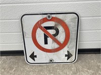 Sign-  no parking