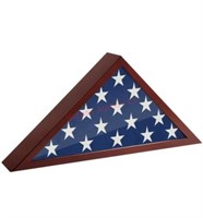 Americanflat Mahogany Wrapped MDF Flag Case Frame