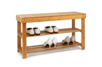 Believed to be bamboo shoe rack buying as is