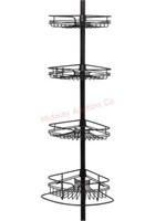 Zenna Home 2161HB Shower Tension Pole Caddy,
