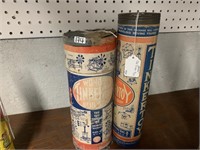 2 CANS OF VINTAGE TINKERTOYS