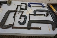 6 C CLAMPS: VARIOUS SIZES