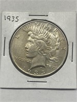 1935 Silver Peace Dollar