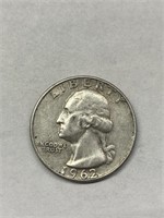1962-D Silver Washington Quarter